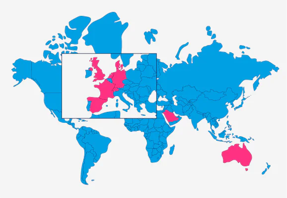Lebara Global Network Map